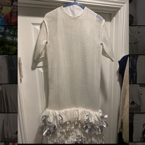 ASOS White fringe Dress